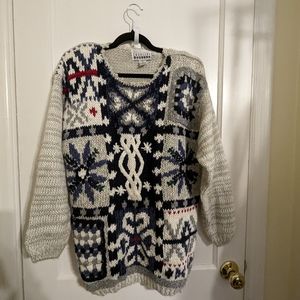 Vintage chunky knit sweater